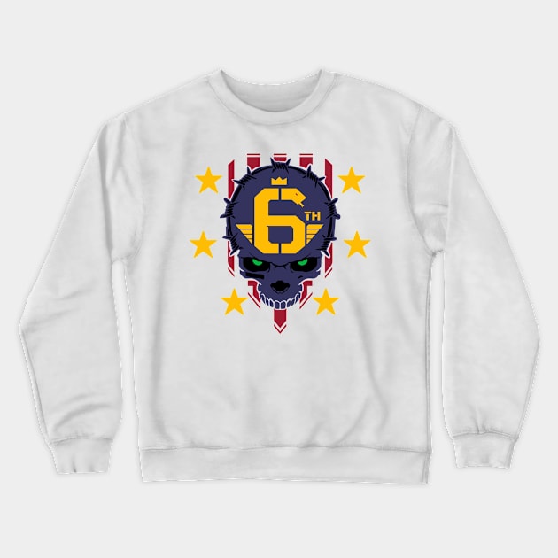 Sixth Street Logo (Cyberpunk Gang) Crewneck Sweatshirt by Joshessel